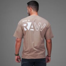 تیشرت یقه گرد مردانه نخ پنبه طرح دار مدل 48194