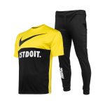 ست مردانه تیشرت و شلوار آستین کوتاه NIKE یقه گرد مدل 45115
