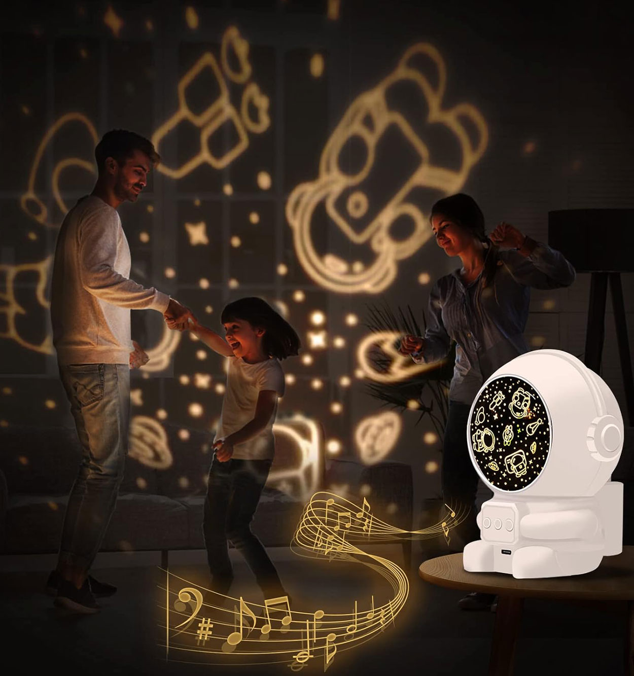 رقص نور موزیکال فضانورد مدل 44660