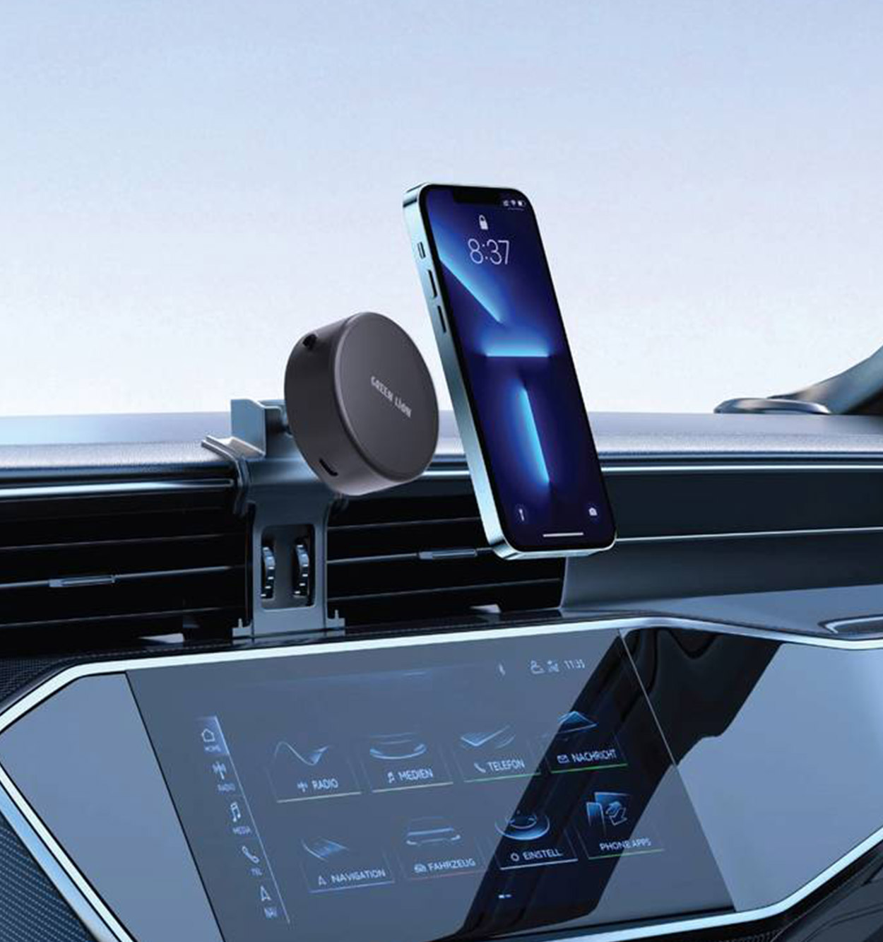 هولدر موبایل گرین لاین Green Lion Auto-Suction Phone Holder مدل 46582