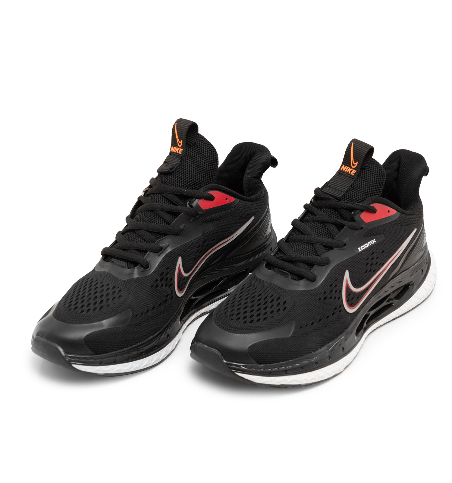 کفش اسپرت Nike مردانه مشکی سفید بندی مدل 46484