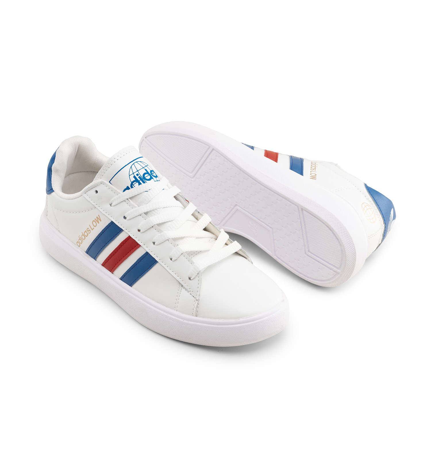 کفش اسپرت Adidas مردانه سفید بندی مدل 45957