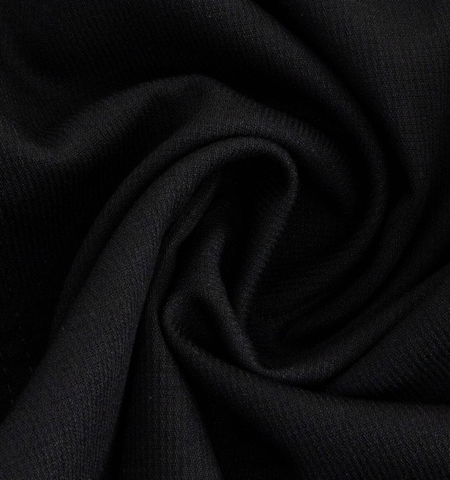 پیراهن اسپرت نخ پنبه مردانه آستین بلند ساده مشکی polo مدل 47961