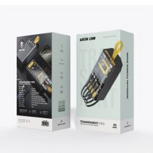 پاوربانک گرین لاین Green Lion Transparent Pro ظرفیت 30000 میلی‌آمپر ساعت مدل 47058