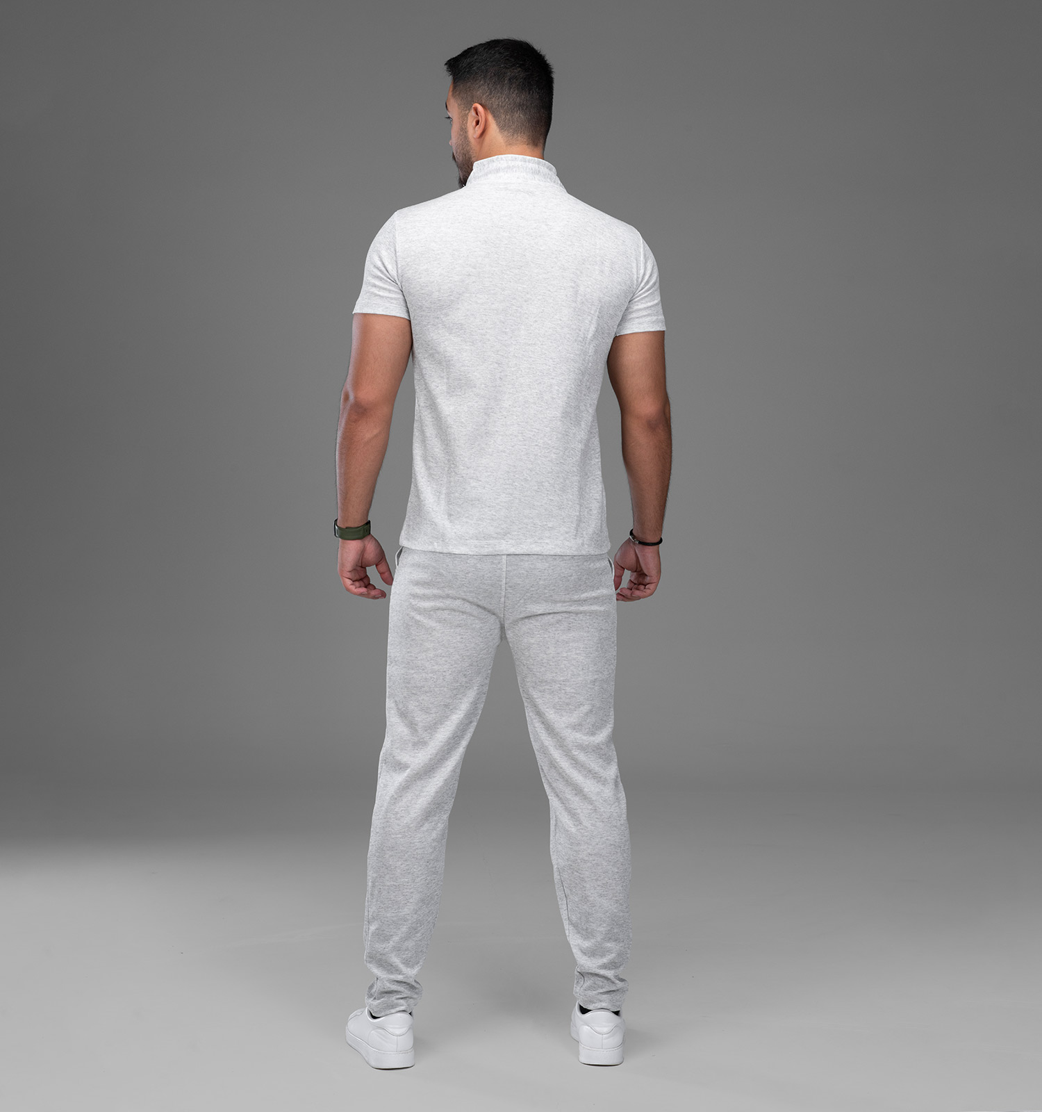 ست مردانه تیشرت و شلوار Nike سفید طرح دار مدل 48210
