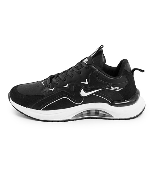کفش اسپرت  Nike مردانه مشکی بندی چرم مصنوعی  مدل 42691