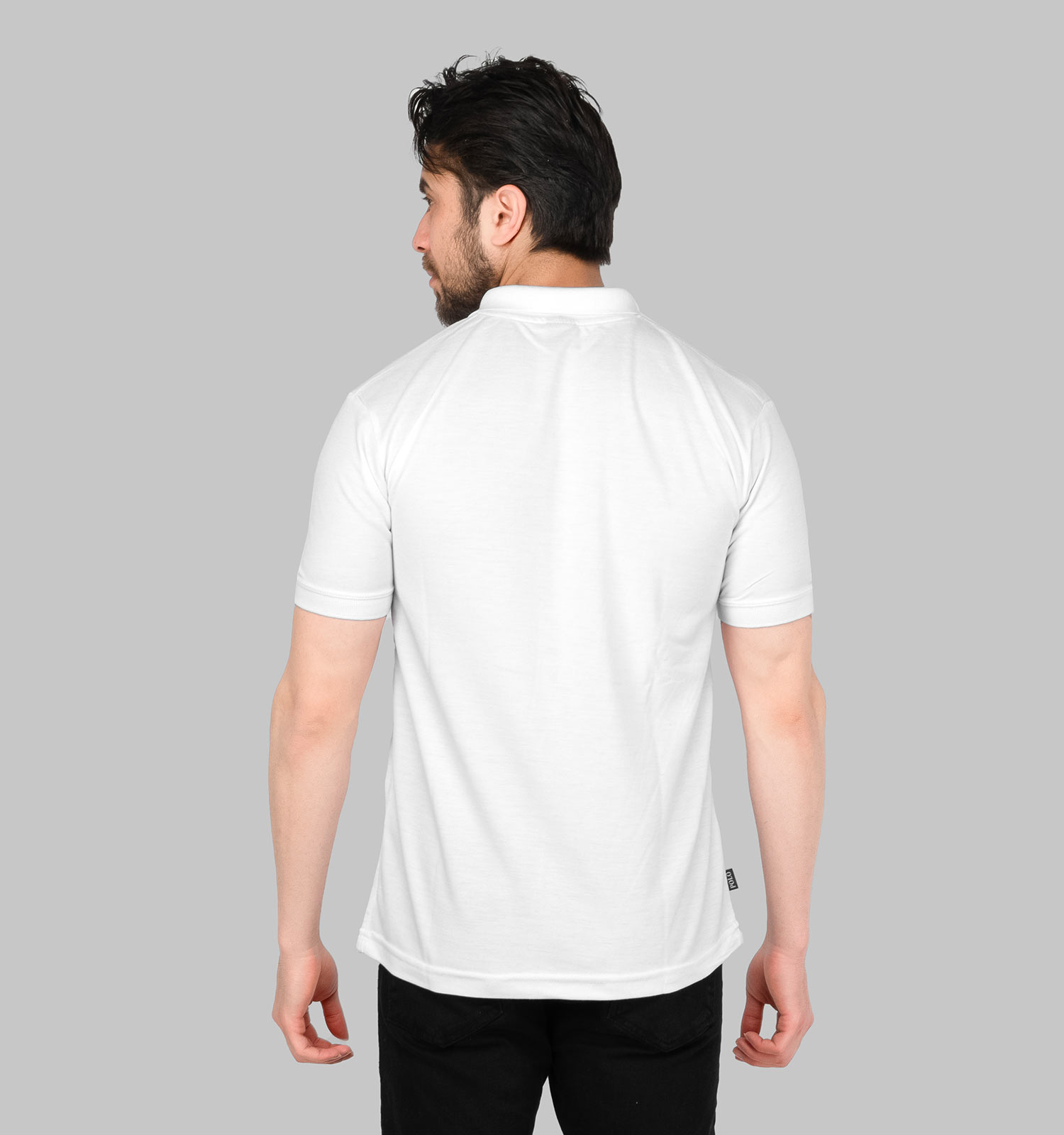 پولوشرت Polo مردانه سفید جودون ساده مدل 47358