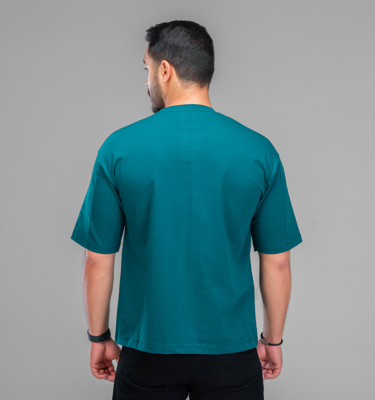 تیشرت یقه گرد مردانه ماکان طرح دار مدل 47990