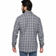 پیراهن اسپرت پشمی مردانه چهارخونه مدل 46303
