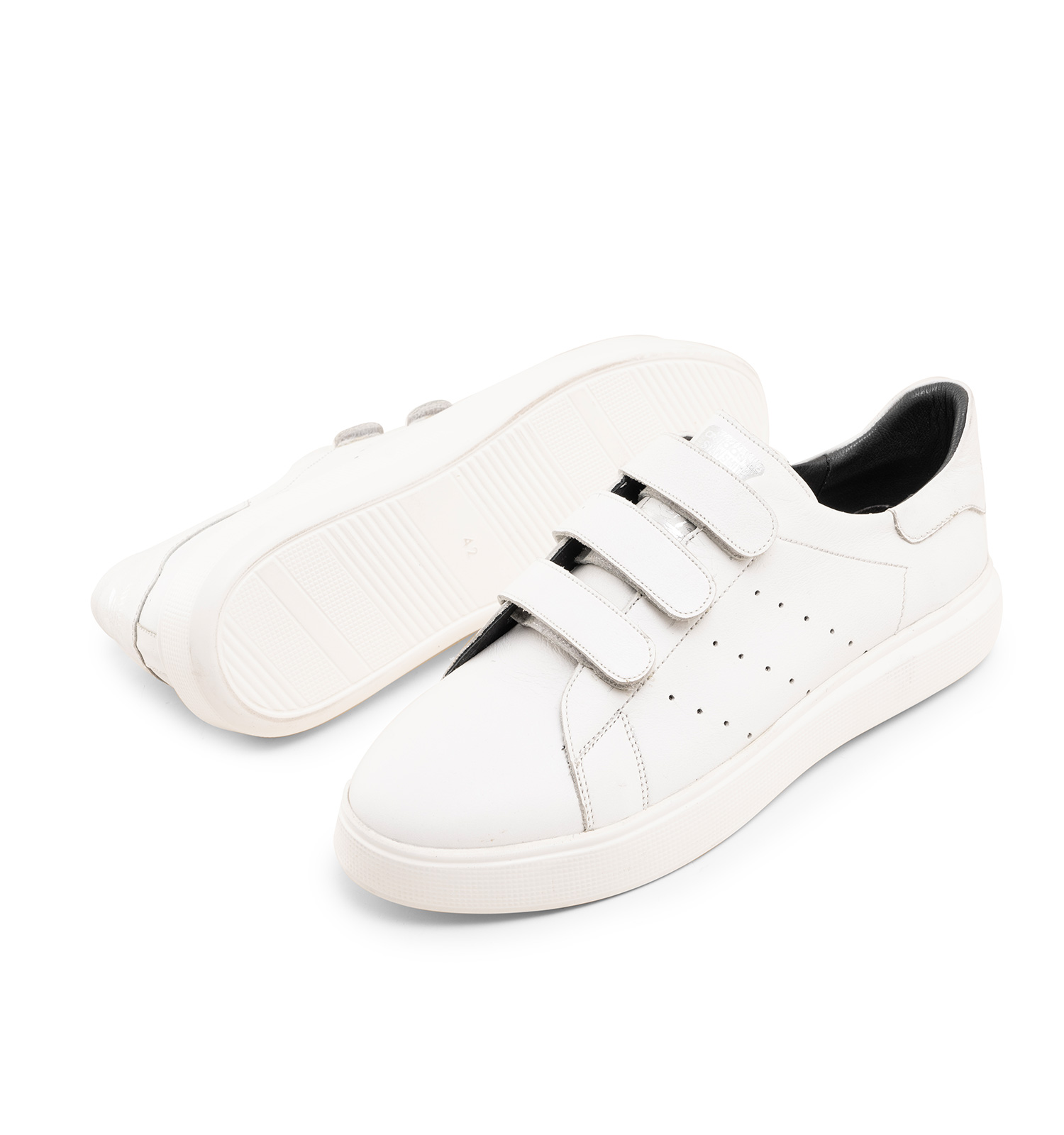 کفش روزمره مردانه Adidas چرم مصنوعی سفید مدل 46476