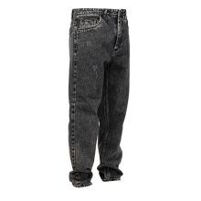 شلوار لی مام فیت مردانه ذغالی اسپرت Zara مدل 47305