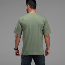 تیشرت یقه گرد مردانه نخ پنبه طرح دار مدل 48101