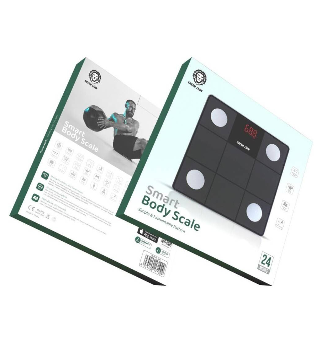 ترازوی هوشمند گرین لاین Smart Body Scale Simple & Fashionable Pattern مدل 47245