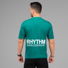 تیشرت باکسی مچینست ماکان یقه گرد مردانه طرح دار مدل 47586