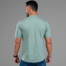 تیشرت یقه گرد مردانه نخ پنبه طرح دار مدل 48057
