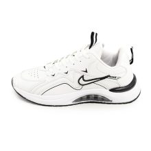 کفش اسپرت Nike  مردانه سفید بندی چرم مصنوعی   مدل 42690