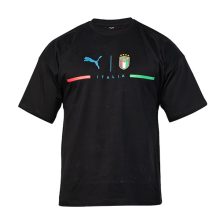 تیشرت لش Italia یقه گرد مردانه مشکی طرح دار مدل 47108