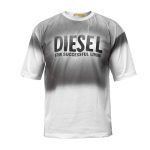 تیشرت Diesel یقه گرد مردانه سفید ابر و بادی مدل 47614
