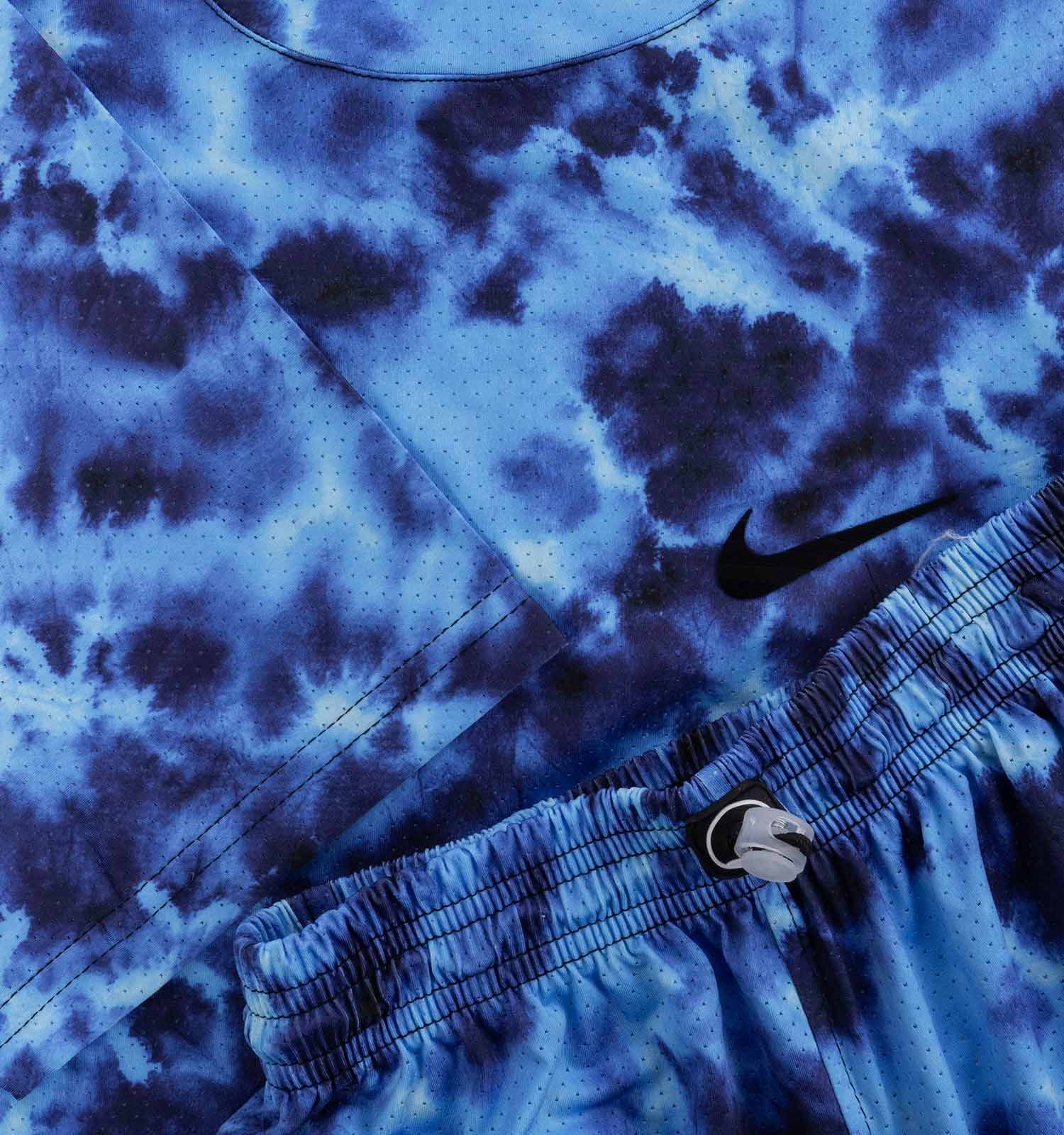 ست تیشرت و شلوارک مردانه سوزنی طرح دار Nike یقه گرد مدل 47205