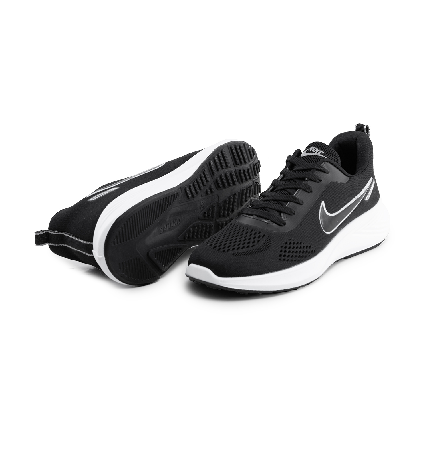 کفش اسپرت رانینگ Nike  مردانه مشکی بندی مدل 47431