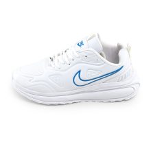 کفش اسپرت Nike مردانه سفید بندی چرم مصنوعی مدل 46351