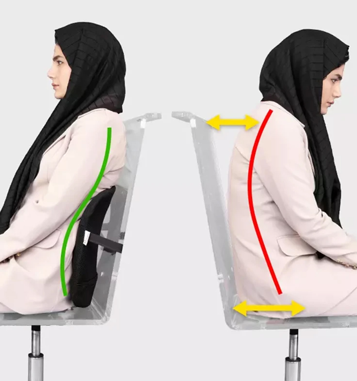 پشتی طبی باراد مدل 46815