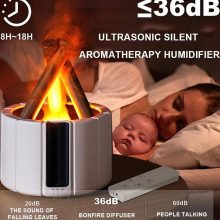 دستگاه بخور سرد هیزمی Bonfire Humidifier مدل 46855