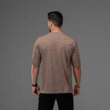 تیشرت نخ پنبه یقه گرد مردانه طرح دار مدل 47620