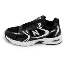 کفش اسپرت New Balance مردانه مشکی سفید بندی مدل 46526