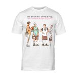 تیشرت Bo basketball یقه گرد مردانه سفید طرح دار مدل 47103