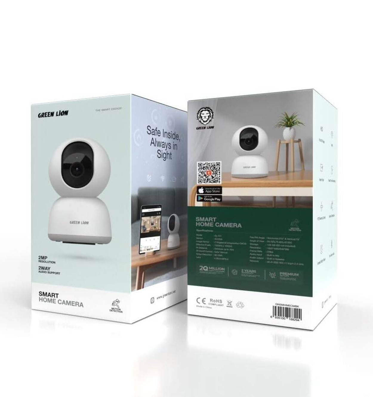 دوربین نظارتی خانه هوشمند گرین لاین Green Lion Smart Home Camera مدل 46835