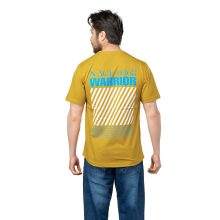 تیشرت Warrior یقه گرد مردانه نخ پنبه طرح دار مدل 47484