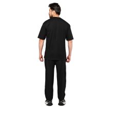 ست تیشرت و شلوار مردانه باشگاهی آث میلان مشکی یقه گرد مدل 46953