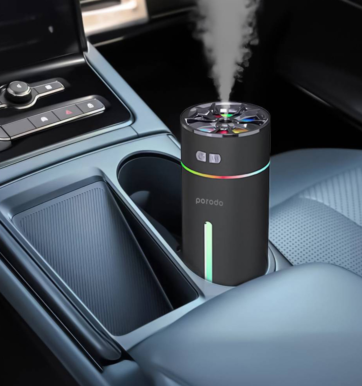 خوشبو کننده و مرطوب کننده خودرو پرودو Lifestyle Portable Air Diffuser Essential Oils & LED Lighting مدل 47244