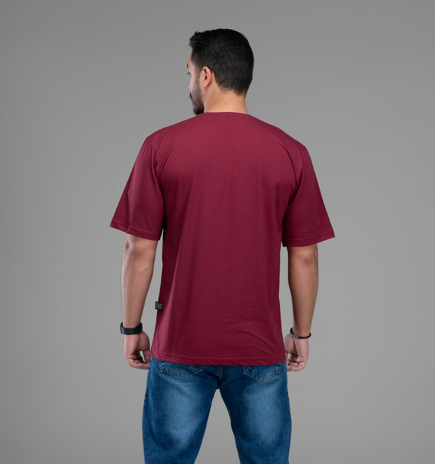 تیشرت لش یقه گرد مردانه بیسیک مدل 48039