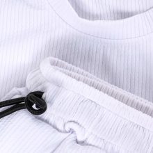 ست تیشرت و شلوارک مردانه باشگاهی رئال مادرید یقه گرد مدل 47012