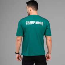 تیشرت باکسی مچینست ماکان یقه گرد مردانه طرح دار مدل 47566