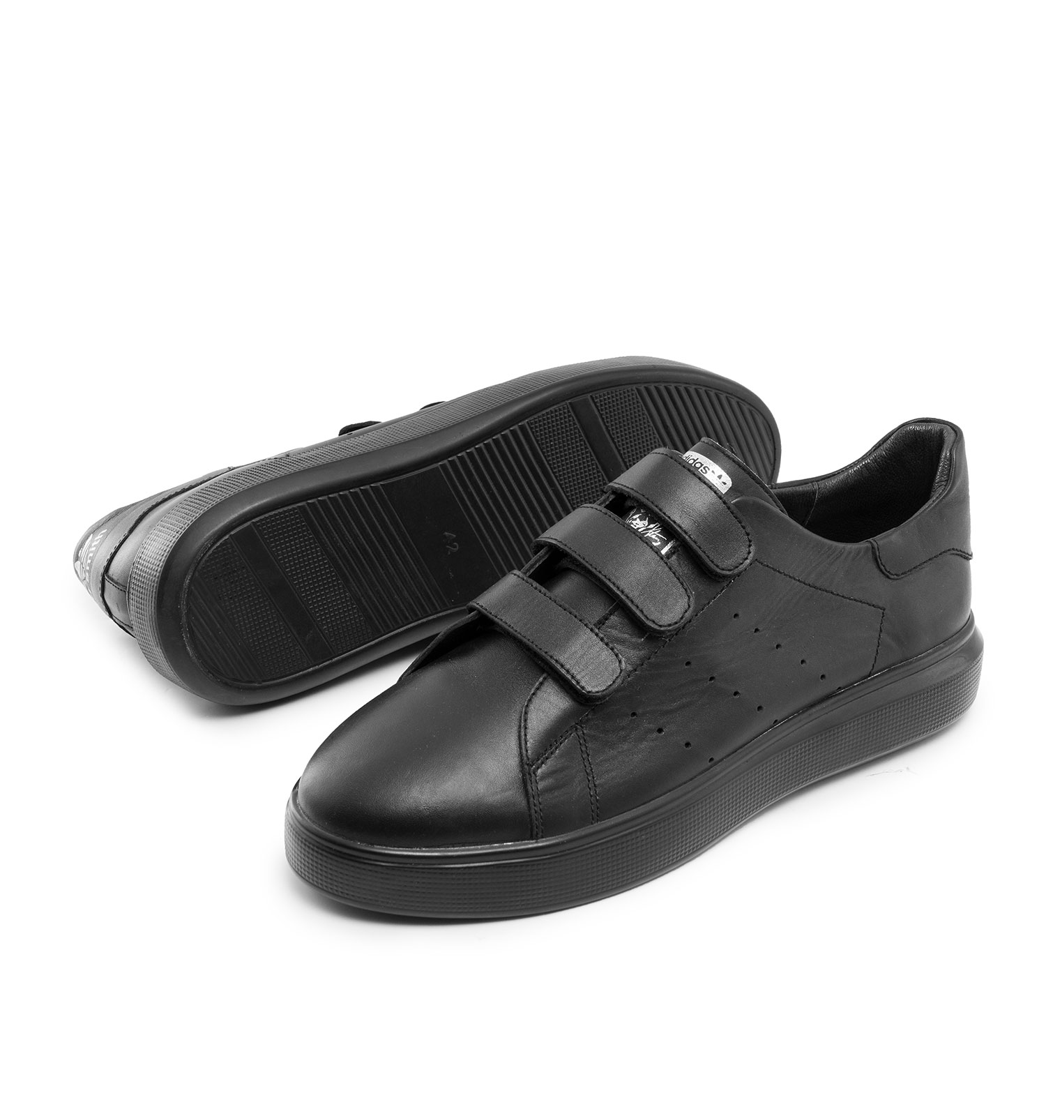 کفش روزمره مردانه Adidas چرم مصنوعی مشکی مدل46477