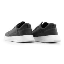 کفش روزمره مردانه Skechers چرم مصنوعی بند دار طوسی مدل 46344