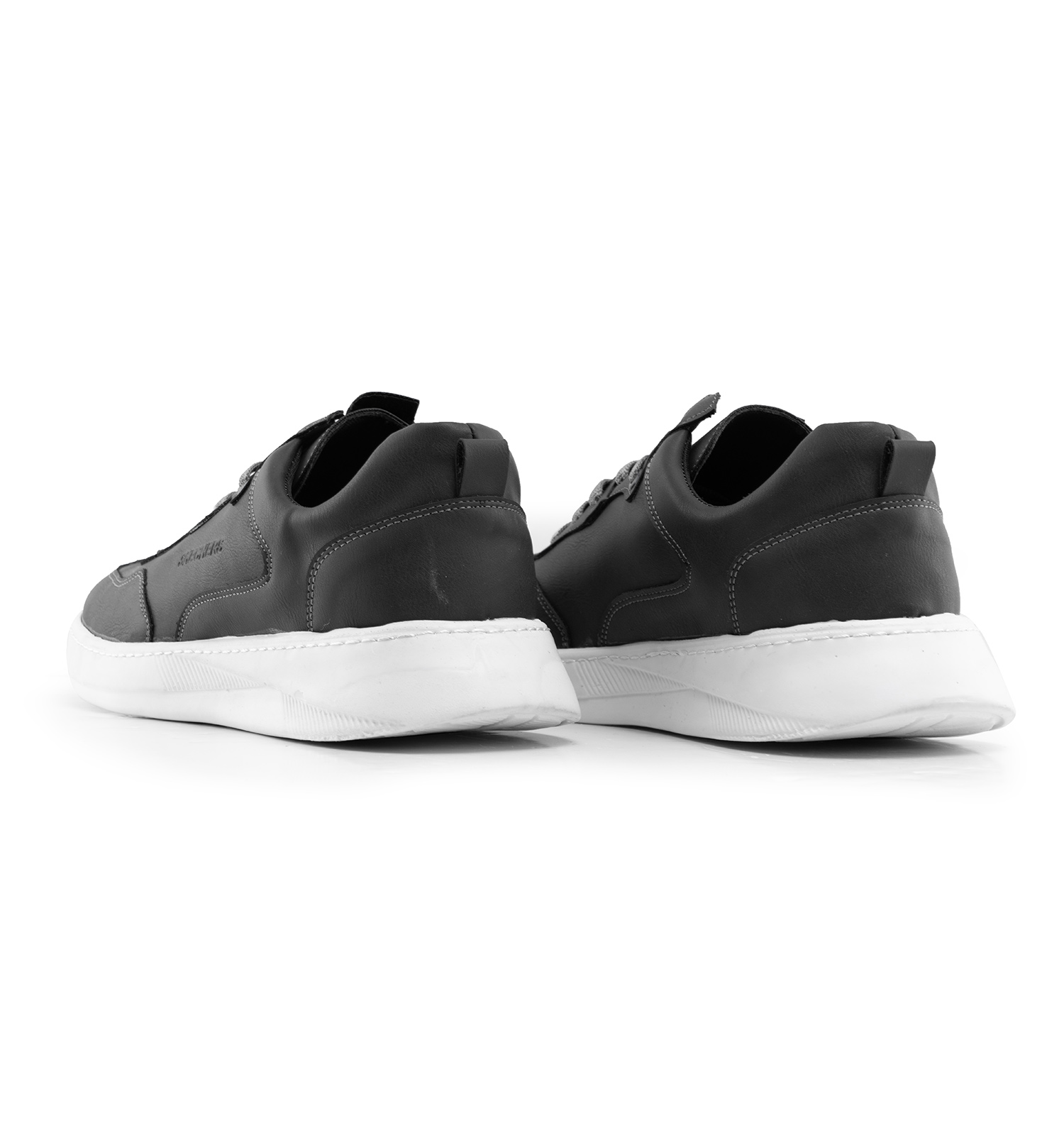 کفش روزمره مردانه Skechers چرم مصنوعی بند دار طوسی مدل 46344