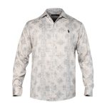 پیراهن اسپرت ویسکوز مردانه طرح دار Polo مدل 46960
