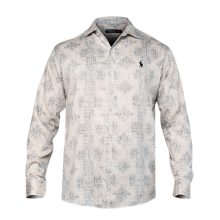 پیراهن اسپرت ویسکوز مردانه طرح دار Polo مدل 46960