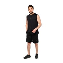 ست رکابی و شلوارک یقه گرد مردانه Adidas مشکی مدل 47216