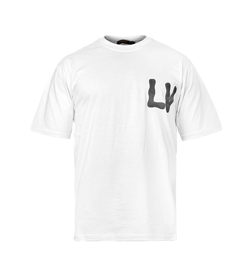 تیشرت Louis Vuitton یقه گرد مردانه سفید نخ پنبه طرح دار مدل 47490