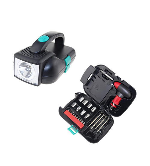 جعبه ابزار چراغ قوه دار BS TOOLS مدل 44845