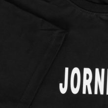 تیشرت Jornney  یقه گرد مردانه مشکی طرح دار مدل 47368