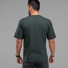 تیشرت یقه گرد مردانه نخ پنبه طرح دار مدل 48104