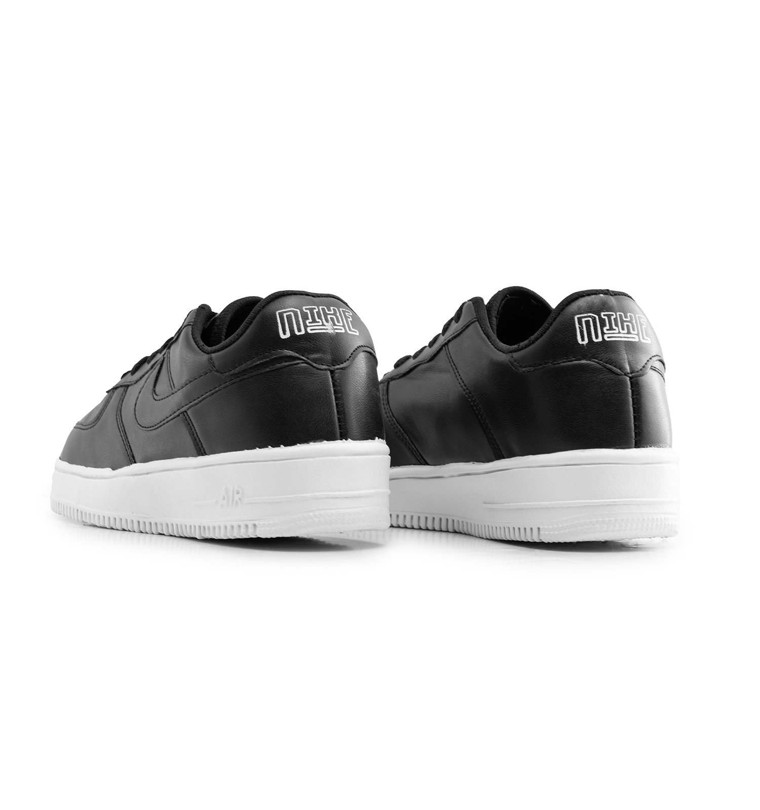 کفش روزمره مردانه Nike چرم مصنوعی بند دار مشکی مدل 45563