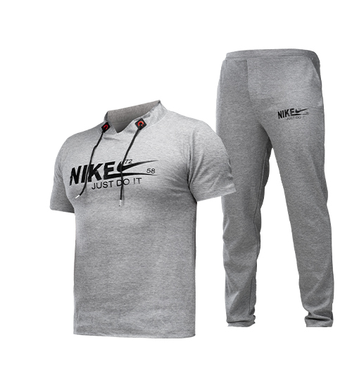ست مردانه تیشرت و شلوار Nike طرح دار مدل 48208