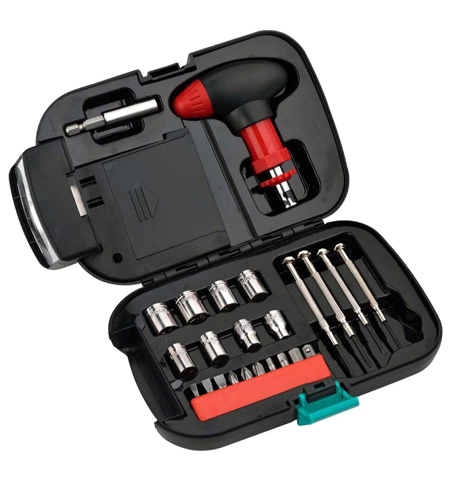 جعبه ابزار چراغ قوه دار BS TOOLS مدل 44845